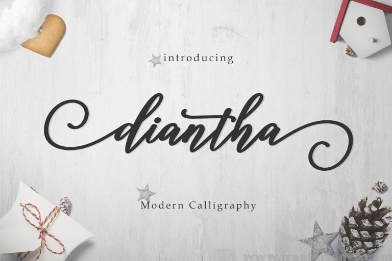 Diantha Script Font Free Download