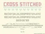 Cross Stitched Font