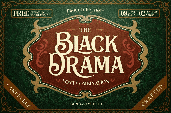 Black Drama Font