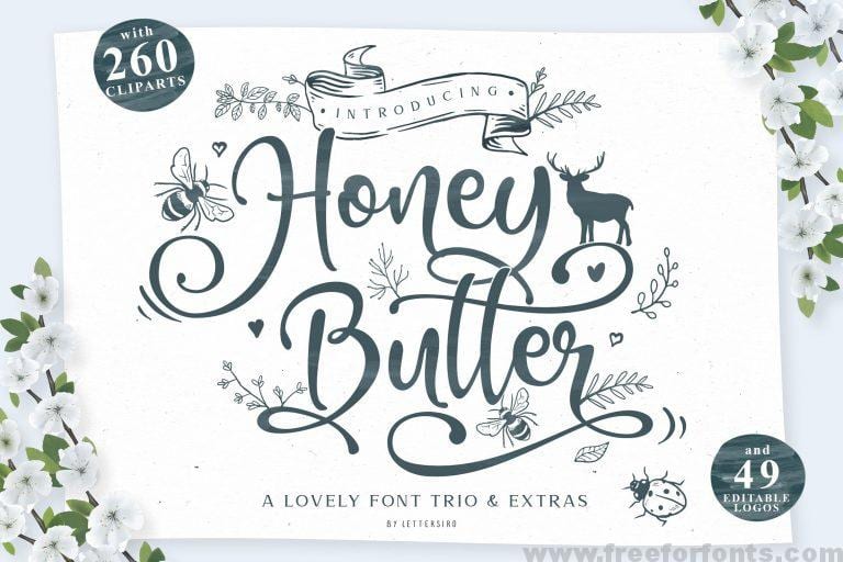 Honey Butter Script Font Free Download
