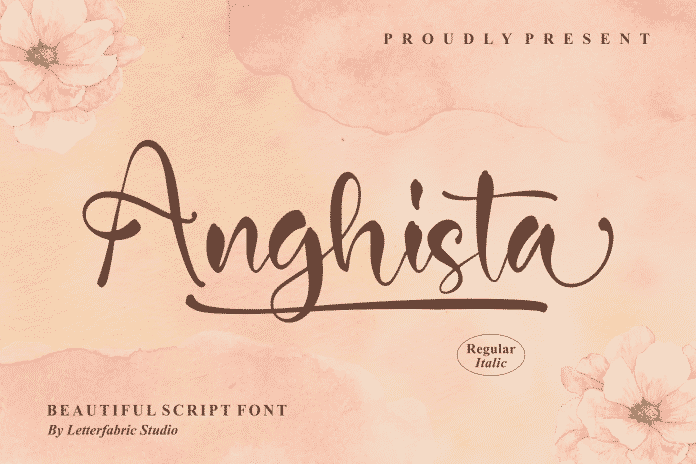 Anghista Beautiful Script Font