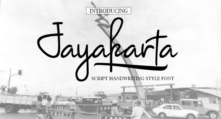 Jayakarta Script Font Free Download