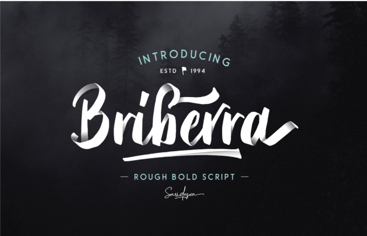 Briberra Script Font