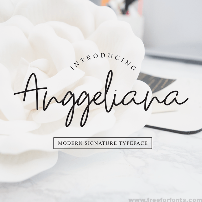 Anggeliana Script Font Free Download