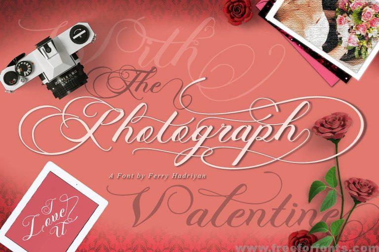 Photograph Script Wedding Font Free Download