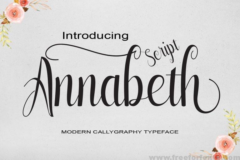 Annabeth Script Font Free Download