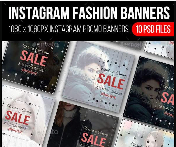 Instagram Fashion Sale Banners