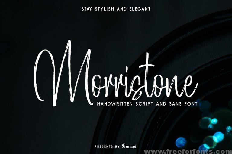 Morristone Script Font Free Download