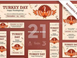 Turkey Day Banner Pack