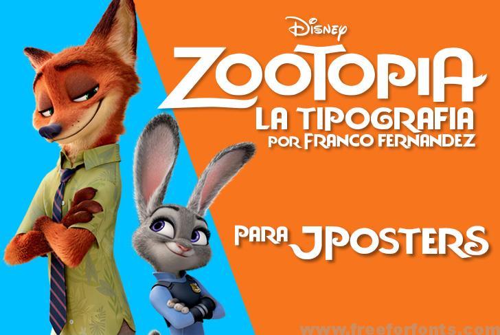 Zootopia Font Free Download