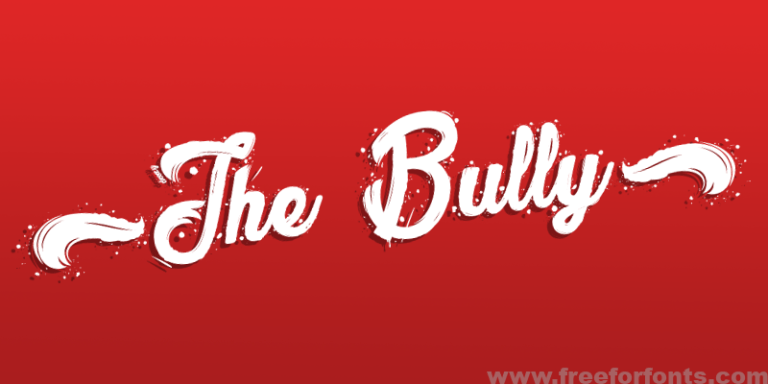 The Bully Font Free Download