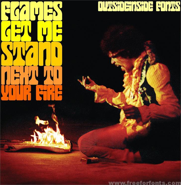 Flames Font Free Download