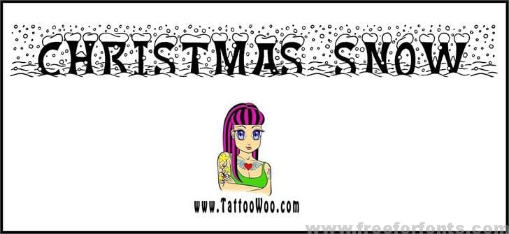 Christmas Snow Font Free Download