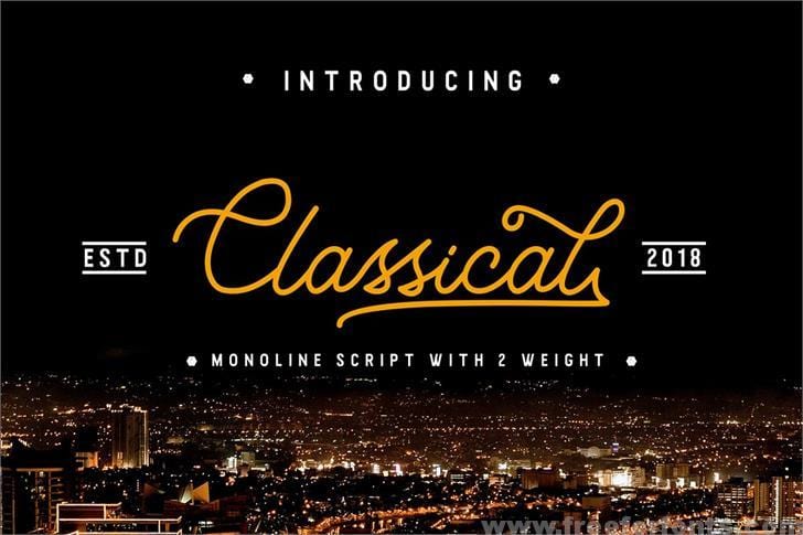 Classical Font Free Download