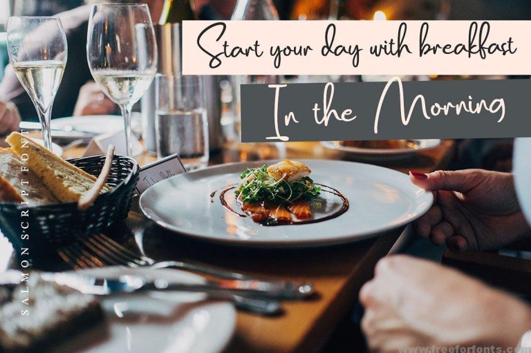 Salmon Script Font Free Download