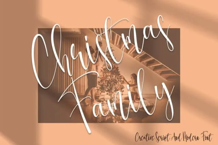 Christmas Family Script Font