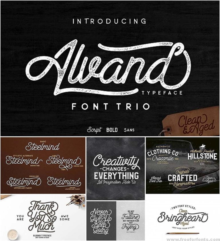 Alvand Font Family Free Donwload
