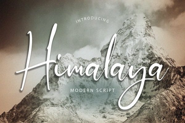 Himalaya Handwritten Font