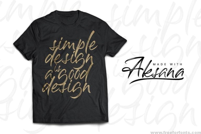 Aksana Brush Font Free Download