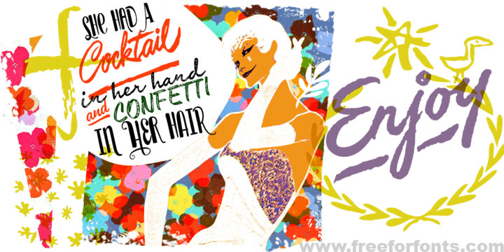 Enjoy Font Family Font Free Download