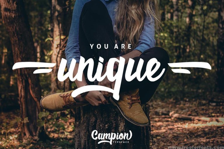 Campio Script Font Free Download