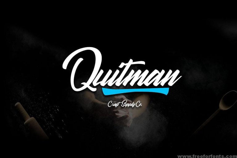 Quitman Script Font Free Download