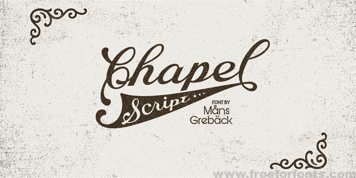 Chapel Script Font Free Download