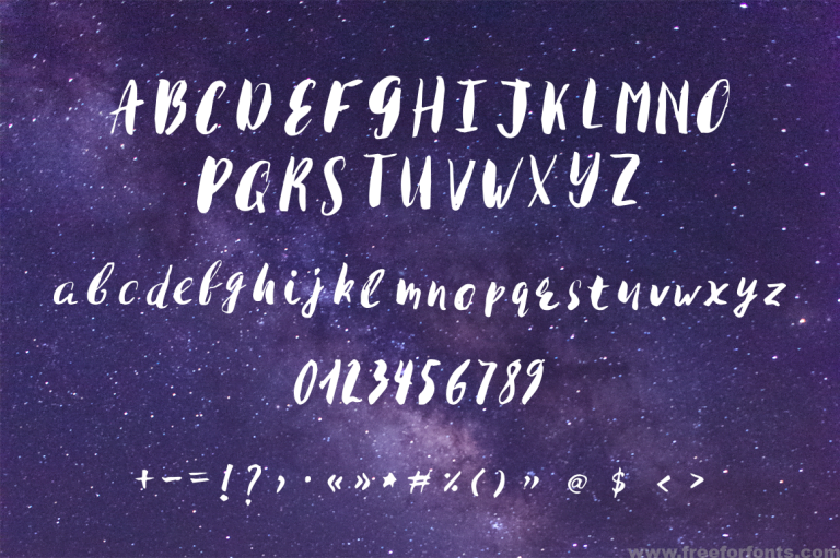 Kosmos Brush Font Free Download
