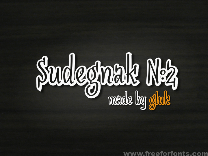 SudegnakNo2 Font Free Download