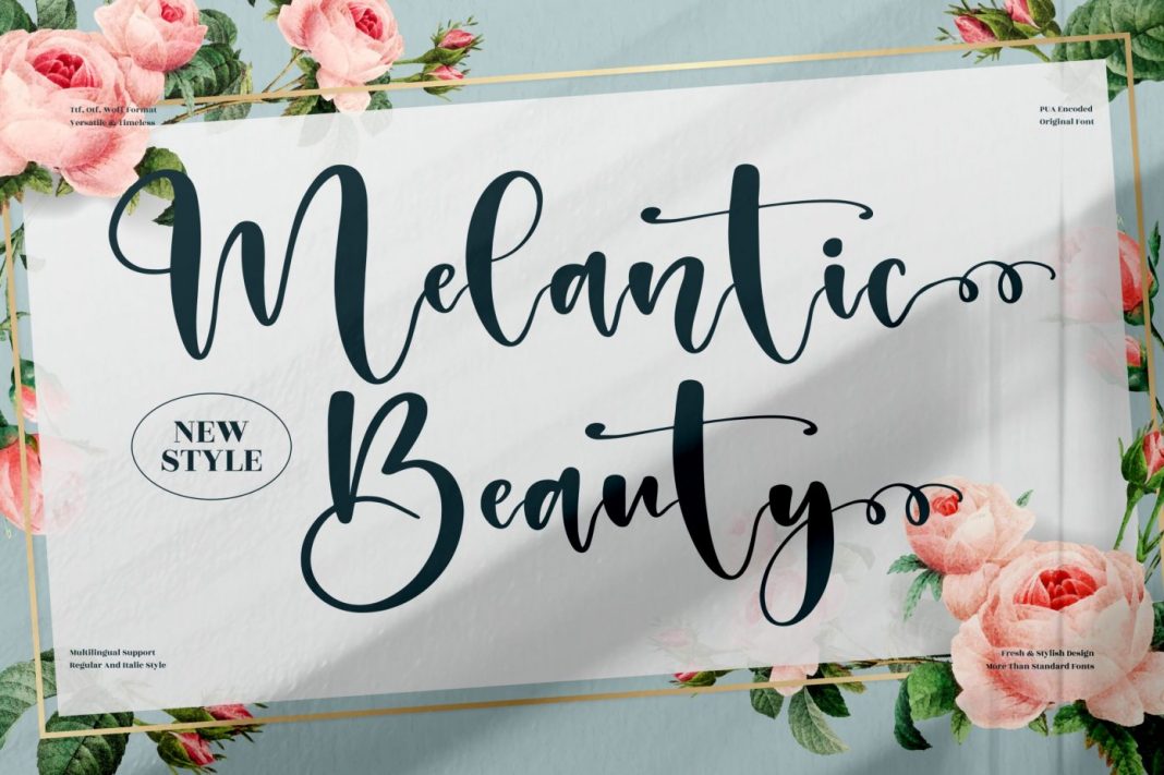 Melantic Beauty Script Font