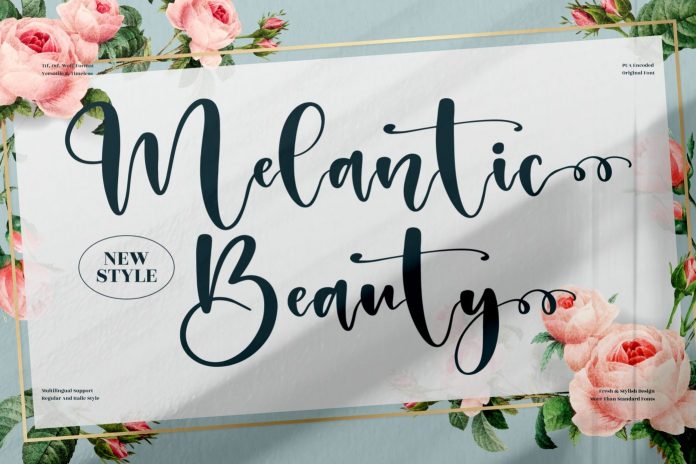 Melantic Beauty Script Font