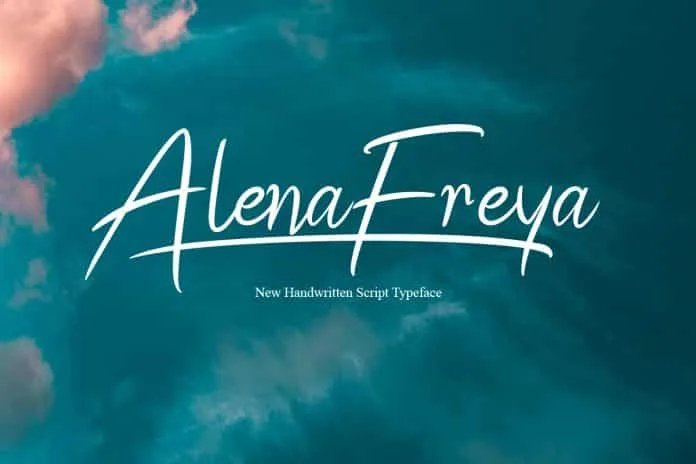 Alena Freya Script Font
