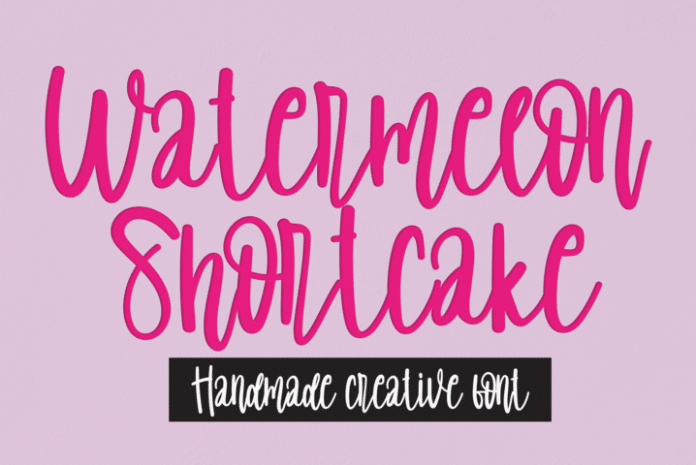 Watermelon Shortcake Script Font