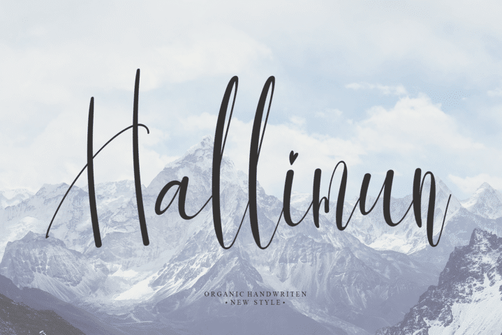 Hallimun Script Font