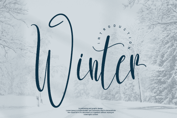 Winter Script Font