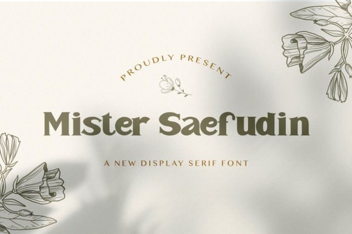 Mister Saefudin Font