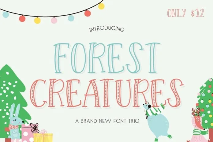 Forest Creatures Font