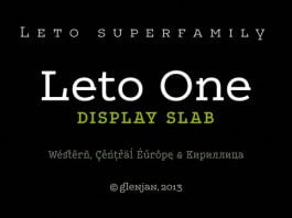 Leto One Font