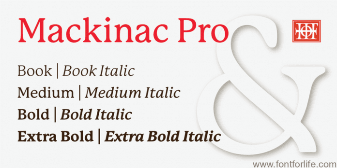 Mackinac Font