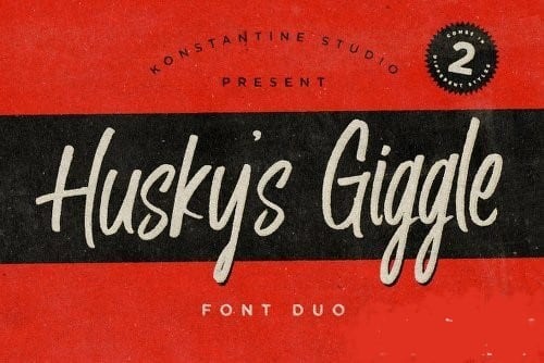 Husky Giggle Font Family