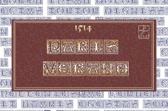 1514 Paris Verand Font