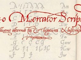 1540 Mercator Script Font