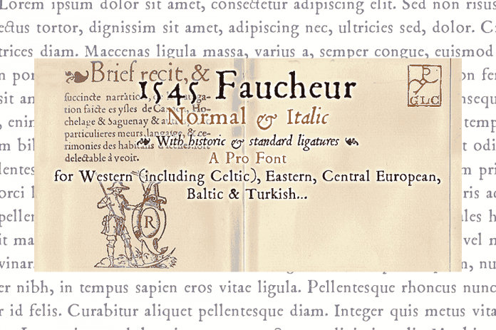 1545 Faucheur Font