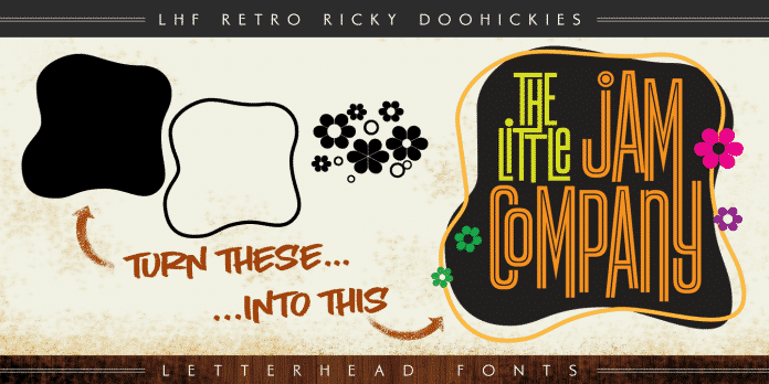 LHF Retro Ricky Doohickies Font