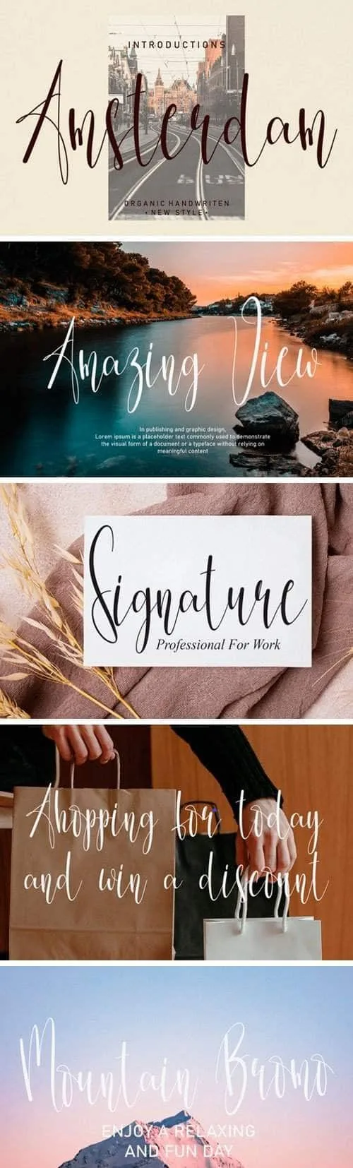 Amsterdam Script Font