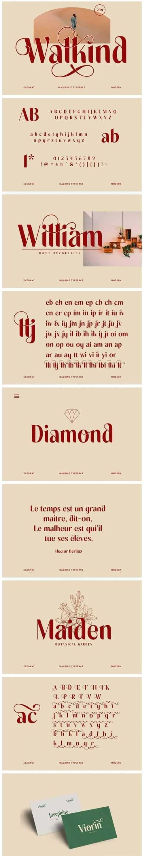 Walkind Font