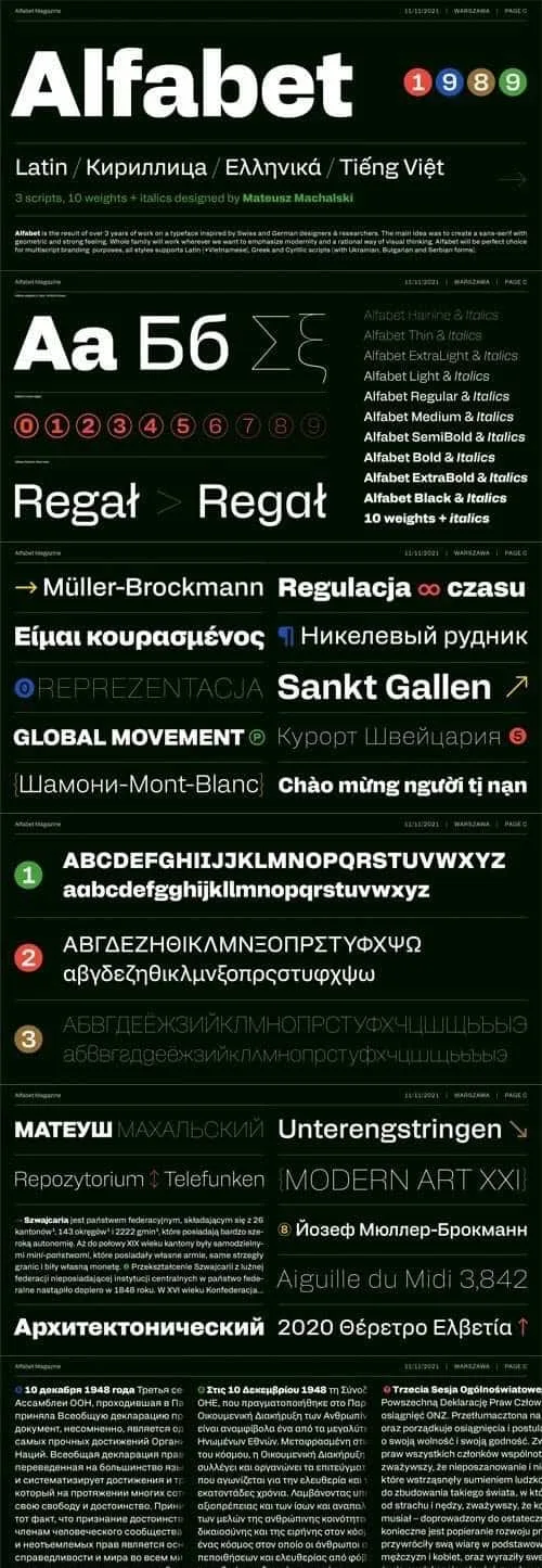 Alfabet Font Family