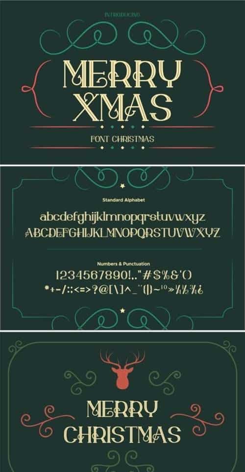 Merry Xmas Font