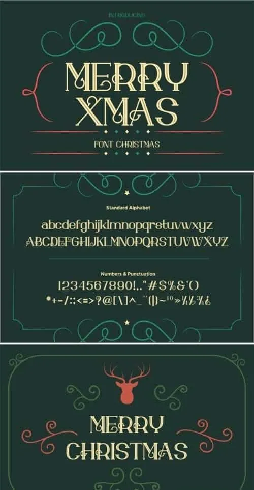 Merry Xmas Font