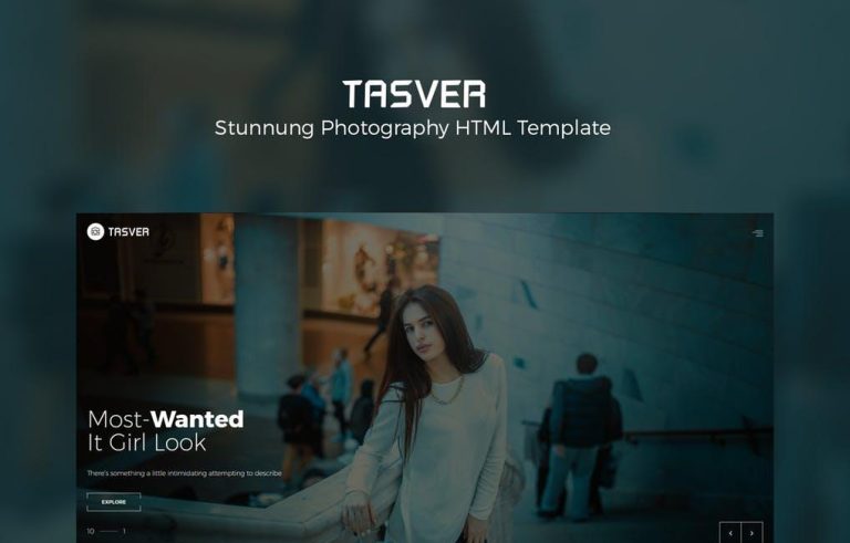 Photography & Magazine Template | Tasver Photograp